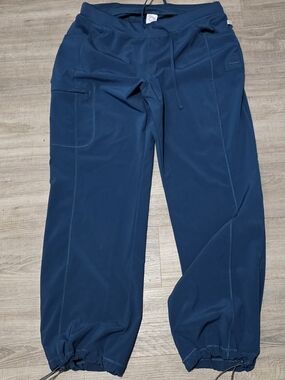 Cherokee Infinitu Carribean Blue Drawstring Scrub Pants